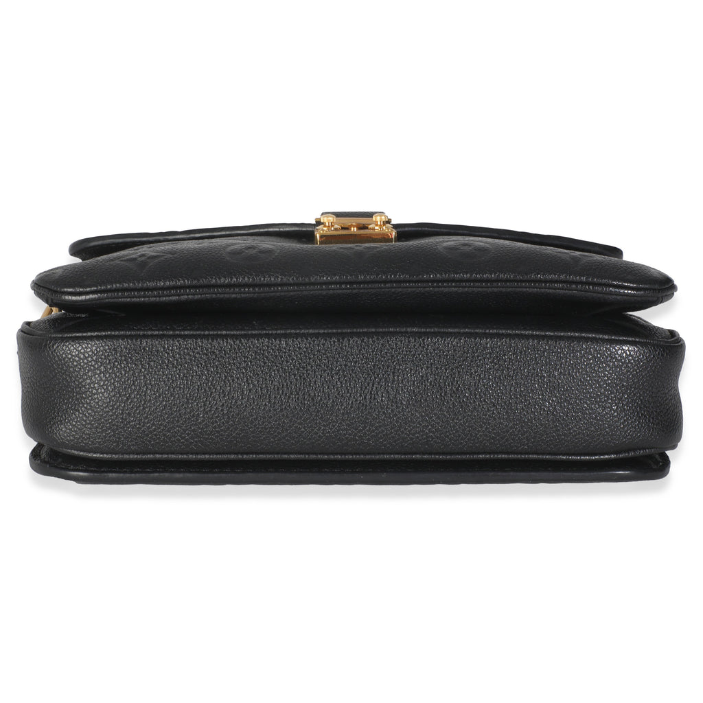 Louis Vuitton Black Monogram Empreinte Pochette Metis