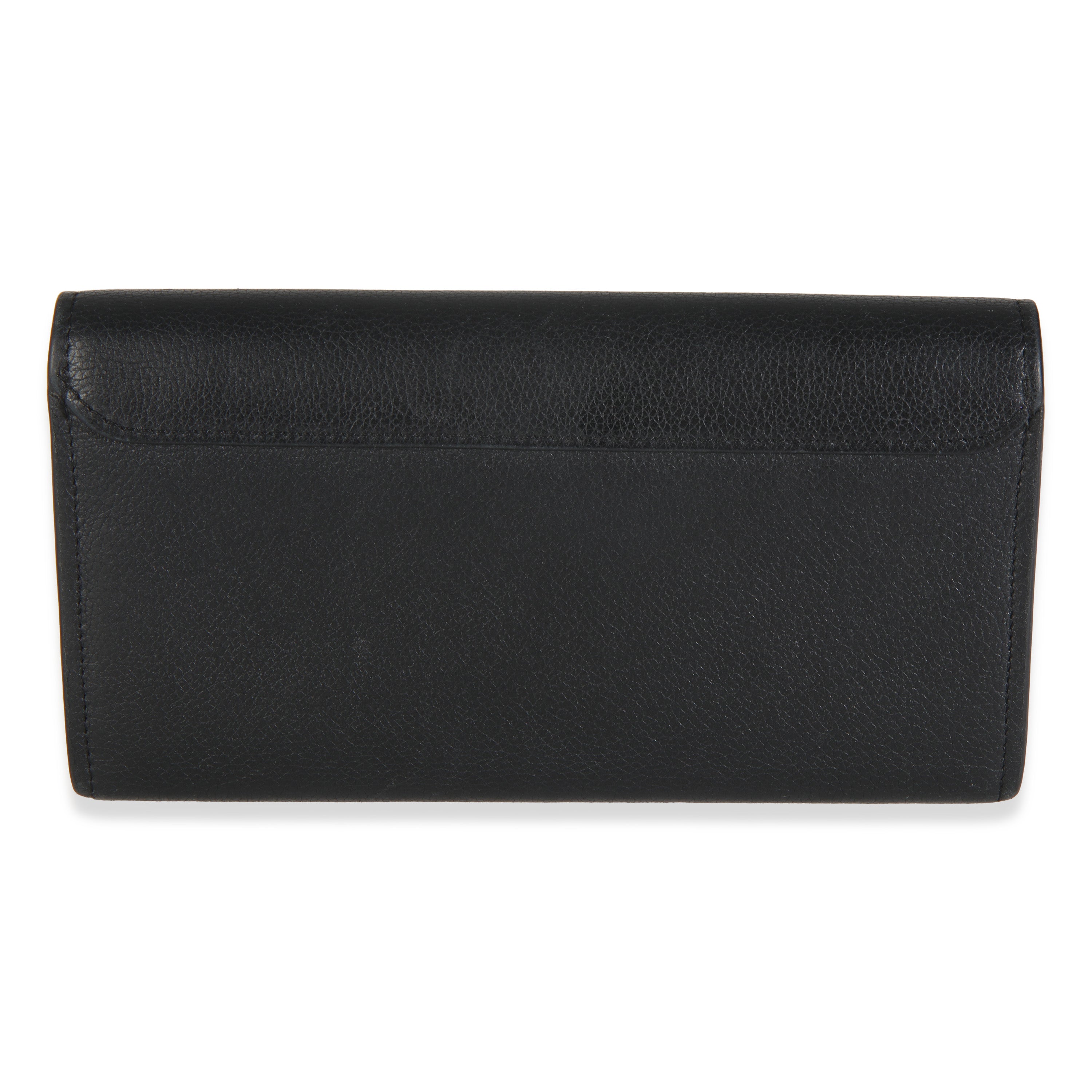 Louis Vuitton Black Soft Calfskin Mylockme Wallet