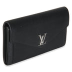 Louis Vuitton Black Soft Calfskin Mylockme Wallet