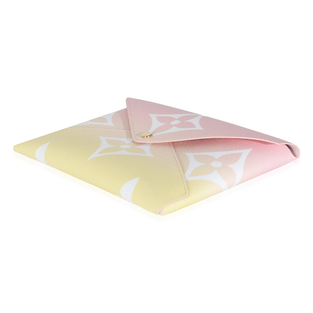 Louis Vuitton Pink Monogram Giant By The Pool Large Kirigami Pochette GM