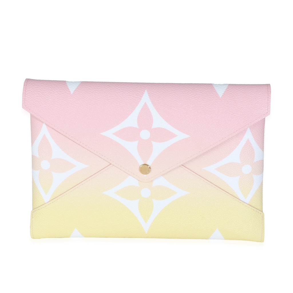 Louis Vuitton Pink Monogram Giant By The Pool Large Kirigami Pochette GM