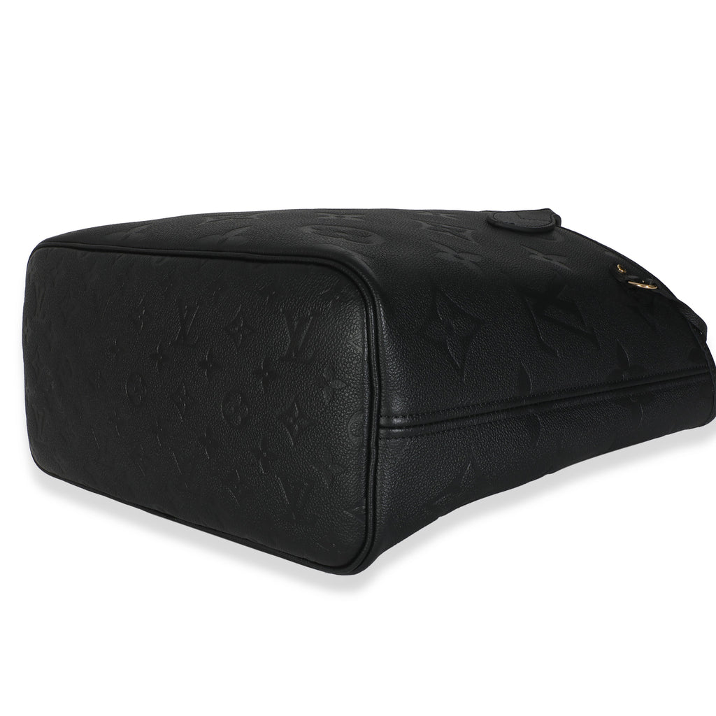 Louis Vuitton Black Monogram Empreinte Neverfull MM