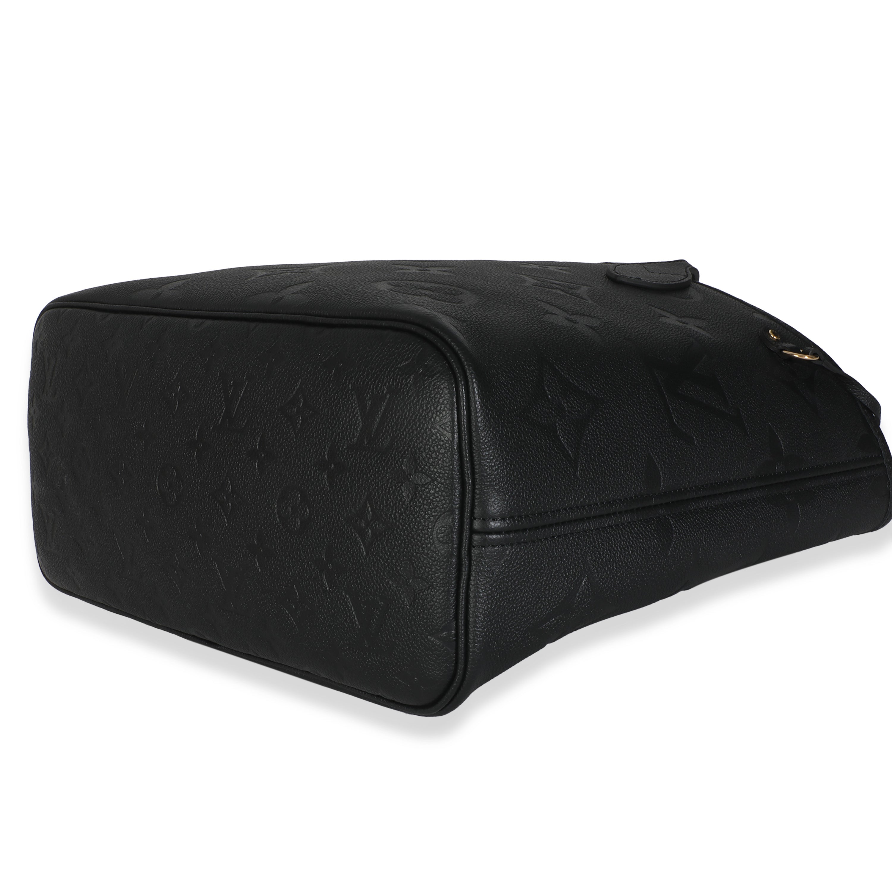 Louis Vuitton Black Monogram Empreinte Neverfull MM