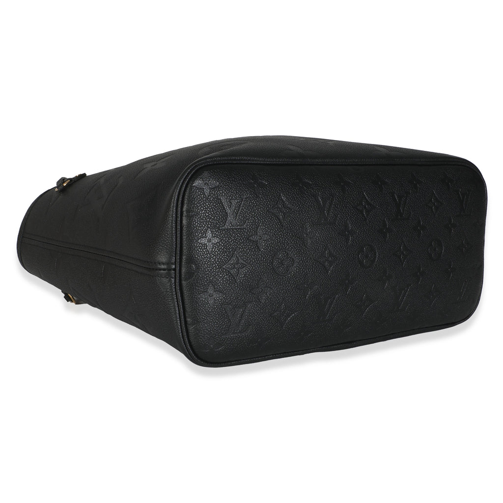 Louis Vuitton Black Monogram Empreinte Neverfull MM