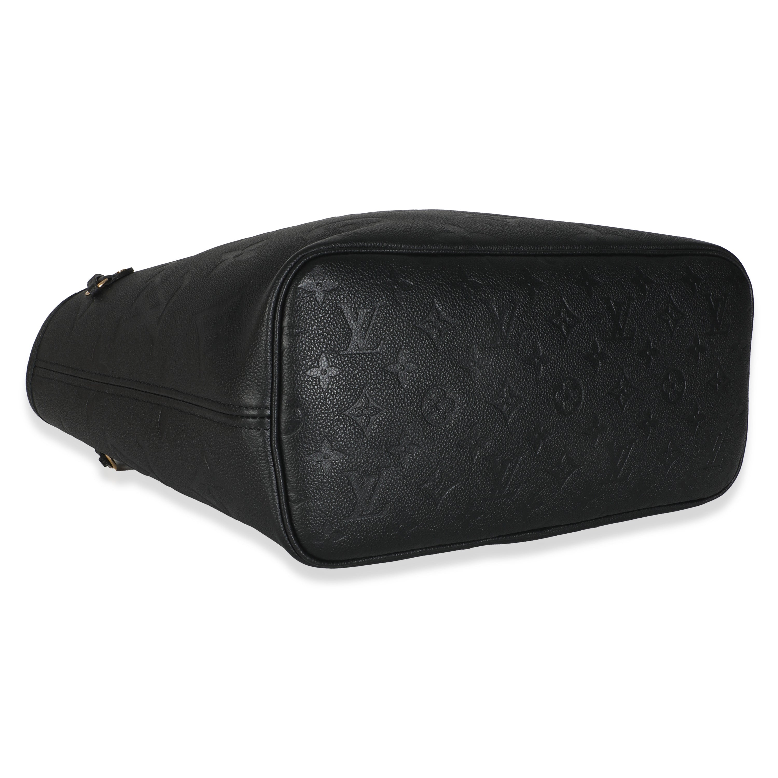 Louis Vuitton Black Monogram Empreinte Neverfull MM