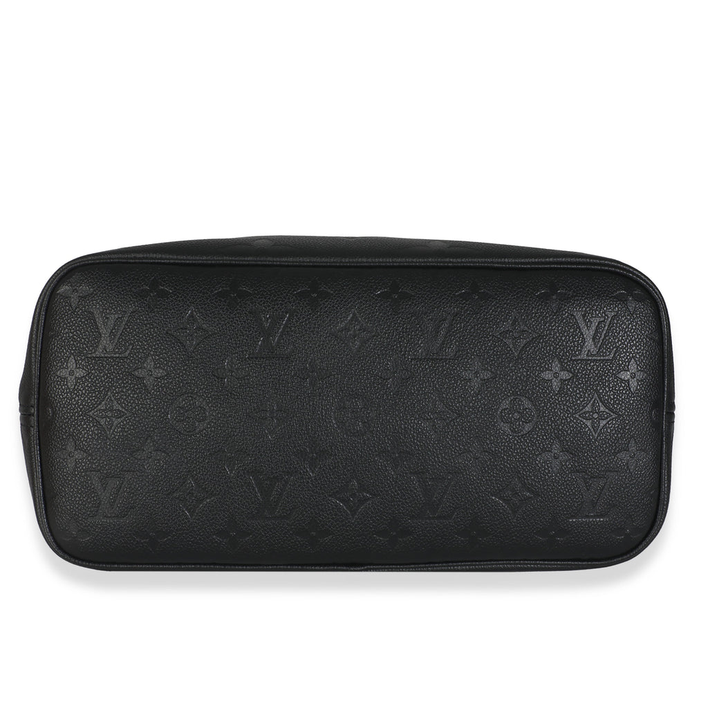 Louis Vuitton Black Monogram Empreinte Neverfull MM