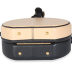 Louis Vuitton Black Beige Calfskin Petite Boite Chapeau