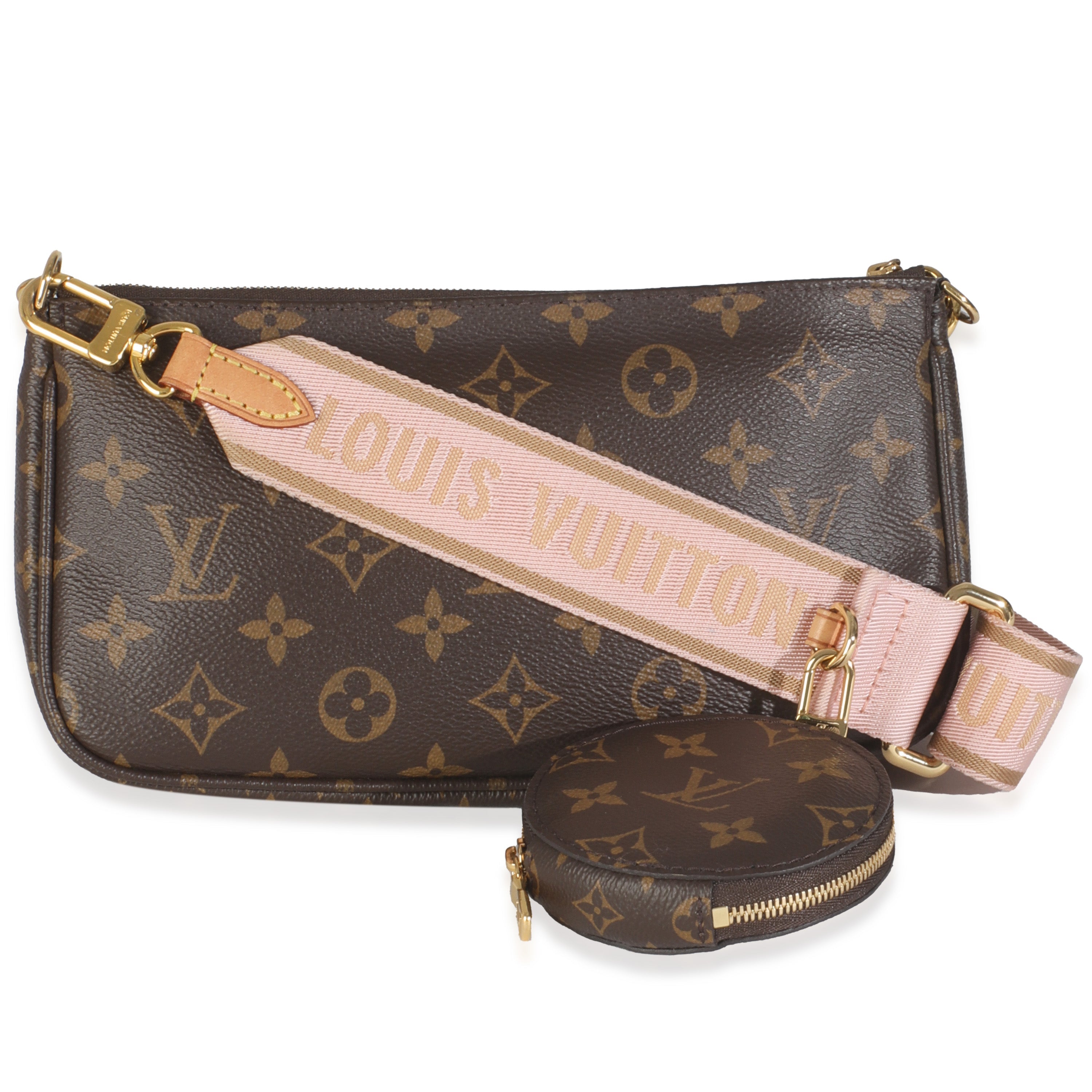 Louis Vuitton Rose Ballerine Monogram Canvas Multi Pochette Accessories