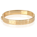 Louis Vuitton Gold-Plated  Nanogram Strass Bracelet