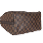 Louis Vuitton Damier Ebene Canvas Braided Speedy Bandouliere 25
