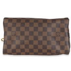 Louis Vuitton Damier Ebene Canvas Braided Speedy Bandouliere 25