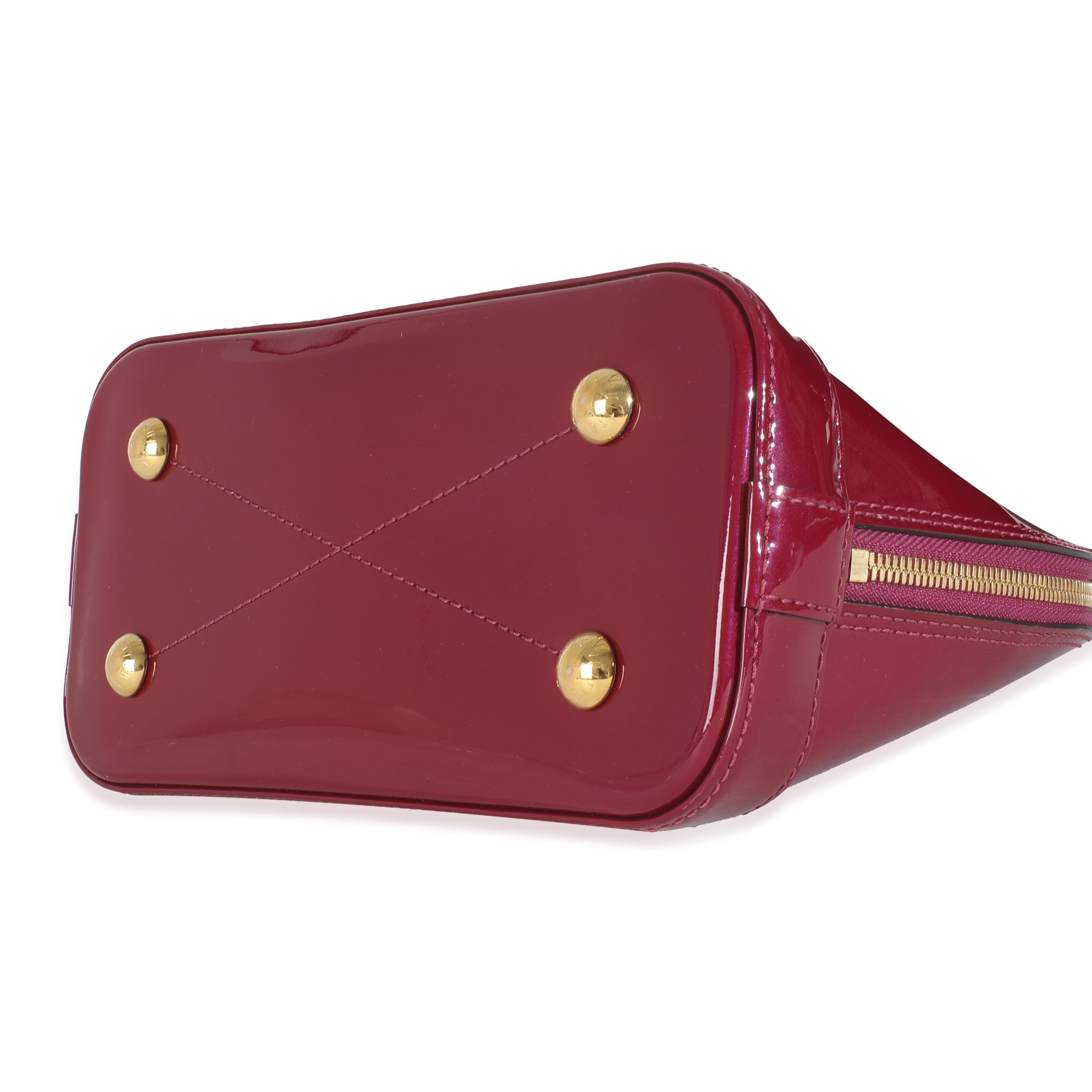 Louis Vuitton Magenta Monogram Vernis Alma BB