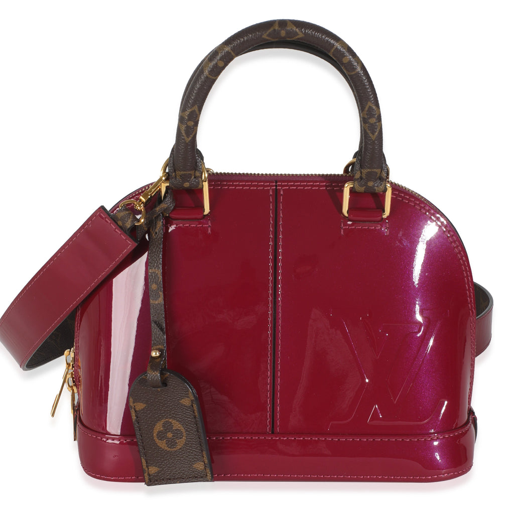 Louis Vuitton Magenta Monogram Vernis Alma BB