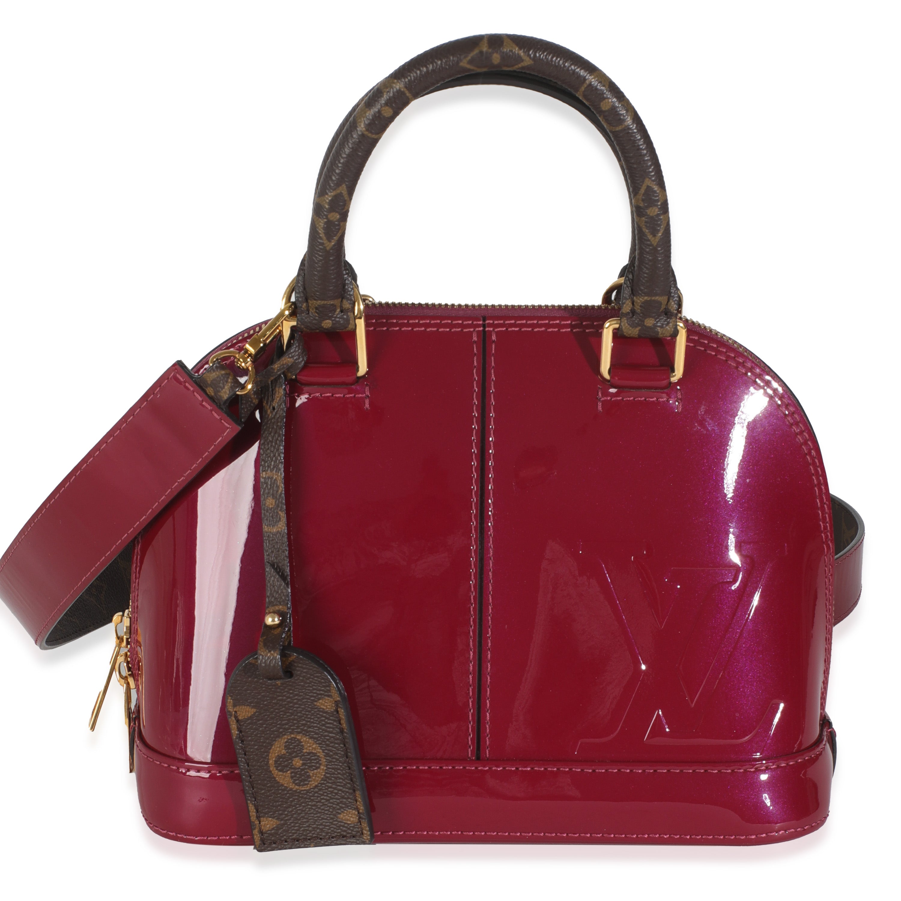 Louis Vuitton Magenta Monogram Vernis Alma BB