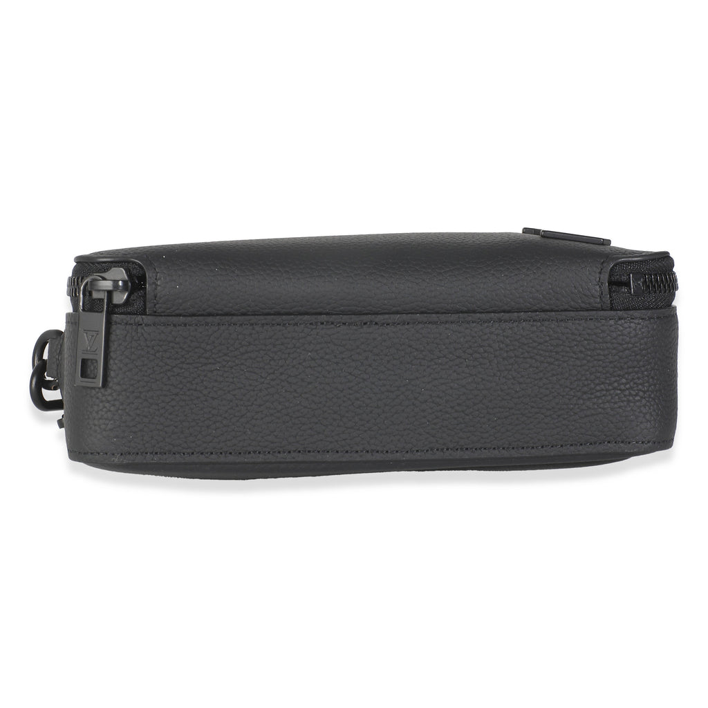Louis Vuitton Black Taurillon Alpha Wearable Wallet