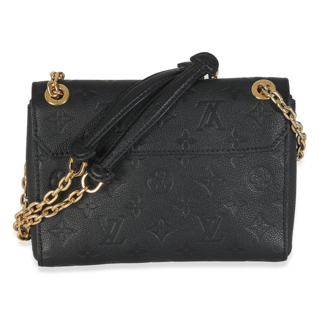 Louis Vuitton Black Monogram Empreinte Vavin BB