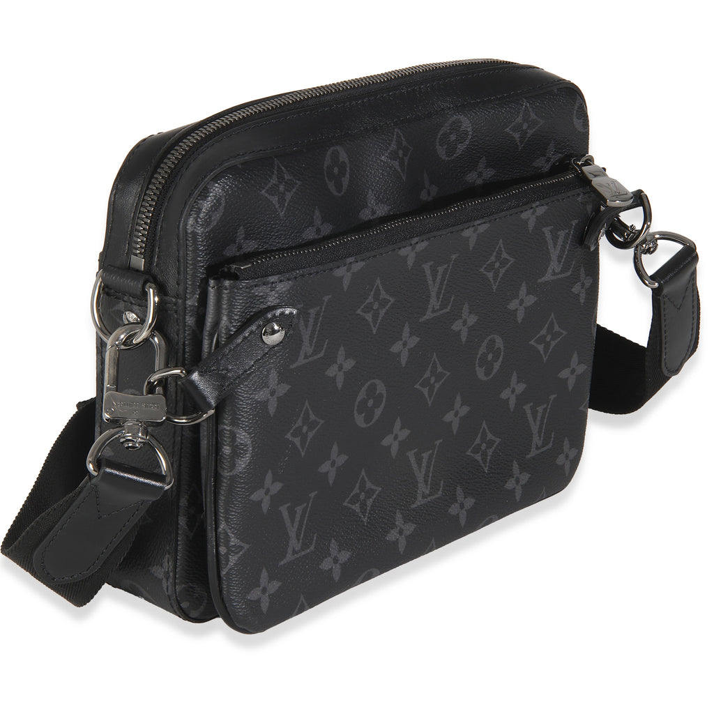 Louis Vuitton Monogram Eclipse Canvas Trio Messenger