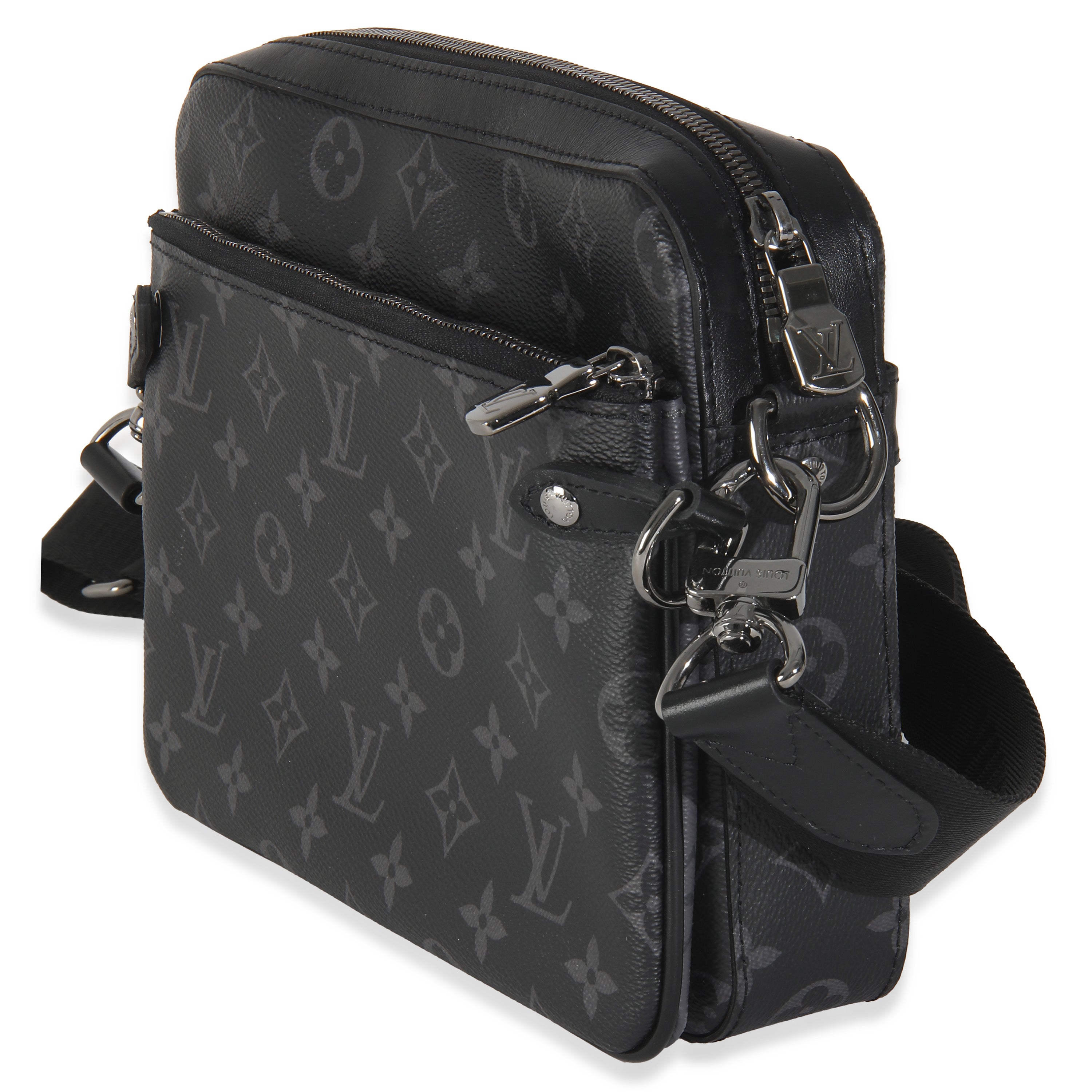 Louis Vuitton Monogram Eclipse Canvas Trio Messenger
