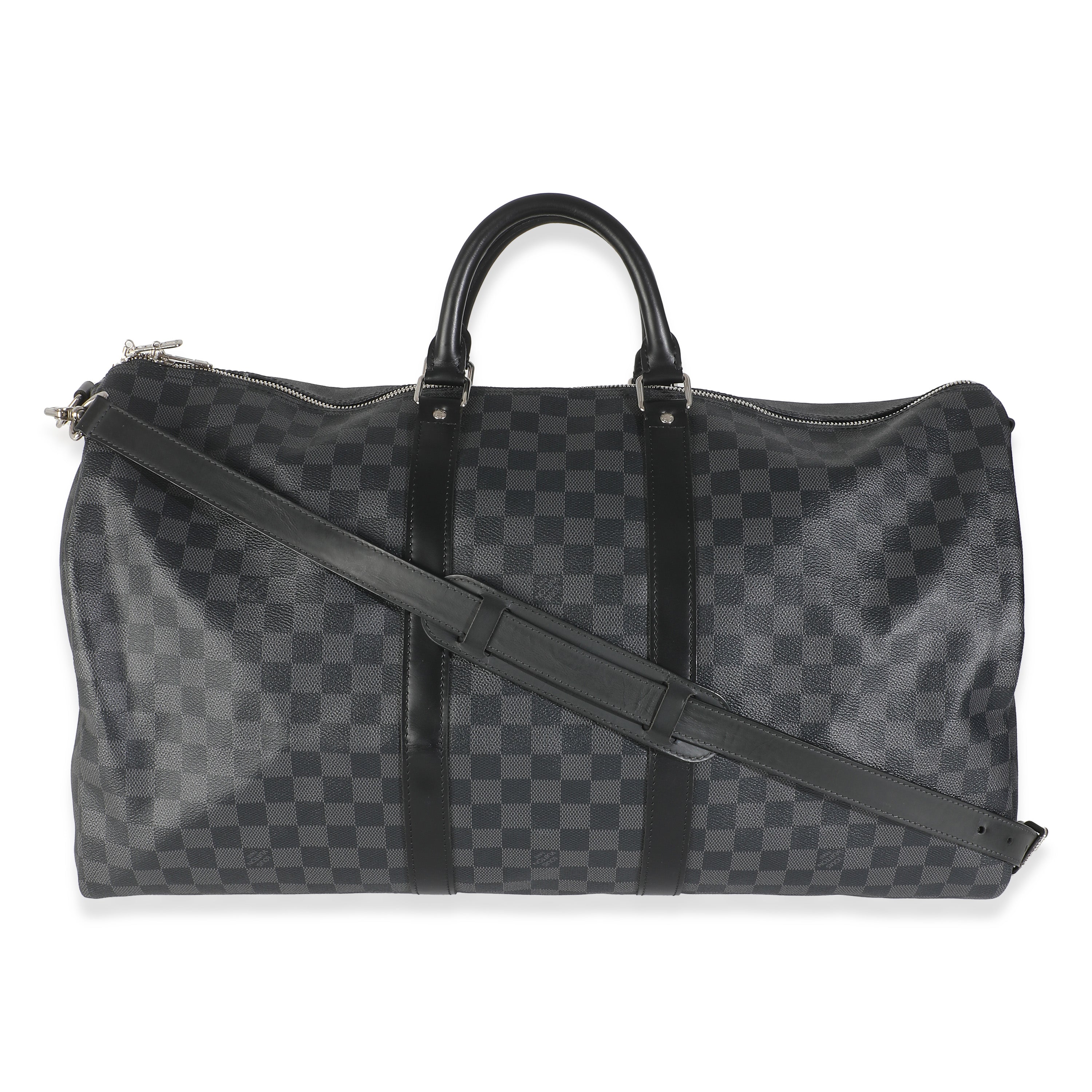 Louis Vuitton Damier Graphite Canvas Keepall Bandouliere 55