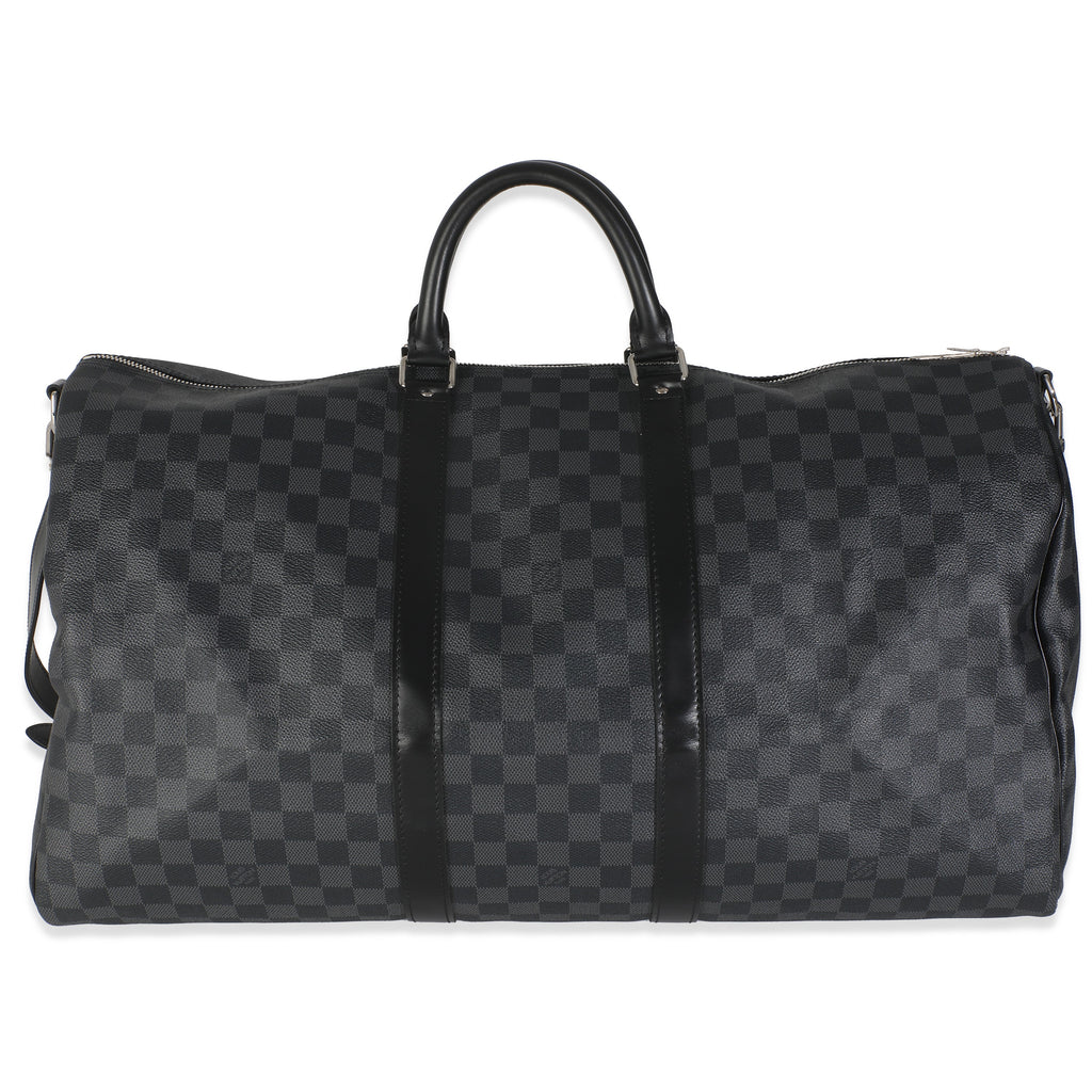 Louis Vuitton Damier Graphite Canvas Keepall Bandouliere 55