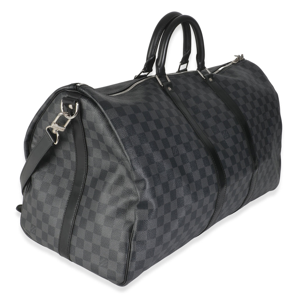 Louis Vuitton Damier Graphite Canvas Keepall Bandouliere 55
