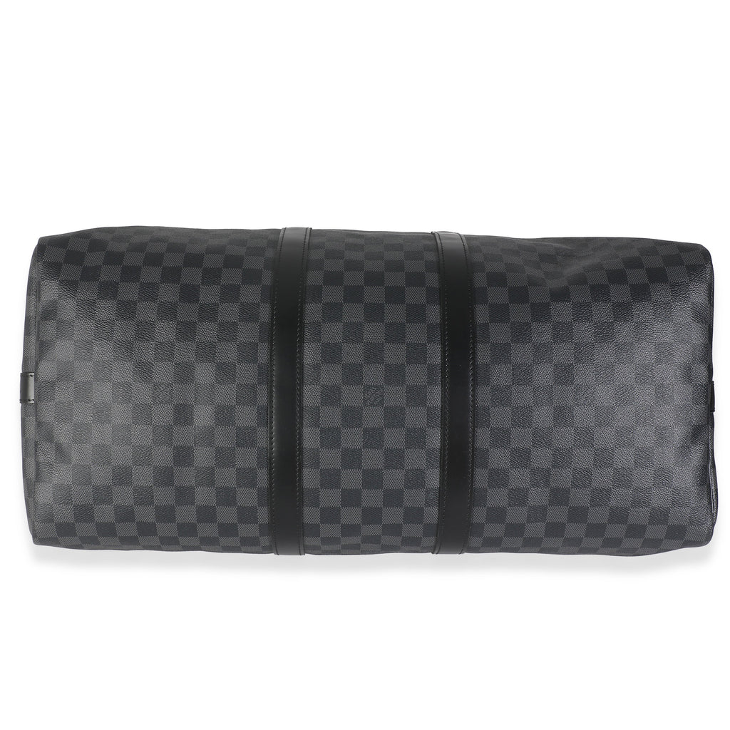 Louis Vuitton Damier Graphite Canvas Keepall Bandouliere 55