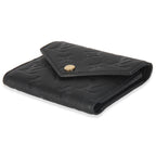 Louis Vuitton Black Monogram Empreinte Victorine Wallet