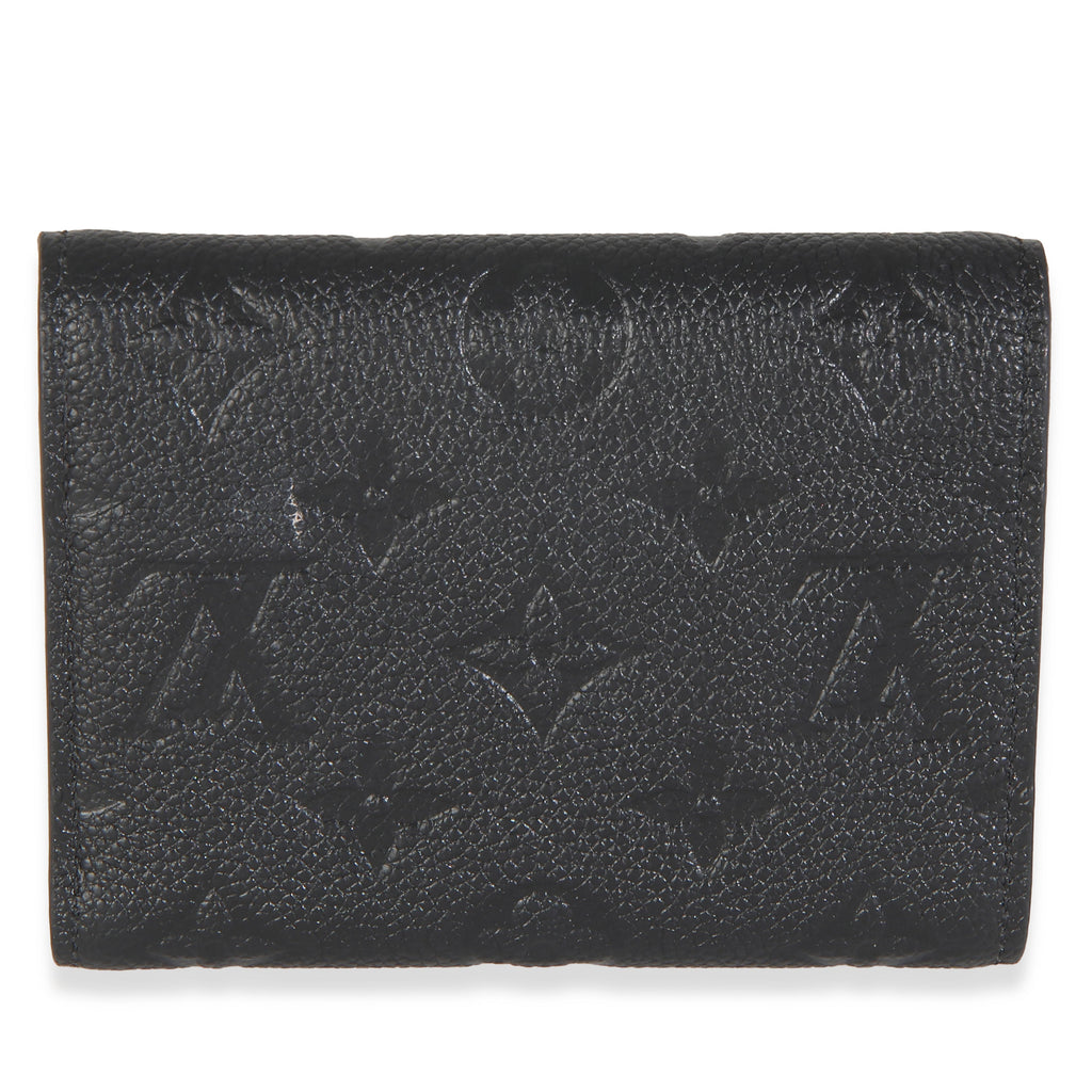 Louis Vuitton Black Monogram Empreinte Victorine Wallet