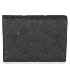 Louis Vuitton Black Monogram Empreinte Victorine Wallet