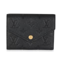 Louis Vuitton Black Monogram Empreinte Victorine Wallet
