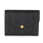 Louis Vuitton Black Monogram Empreinte Victorine Wallet