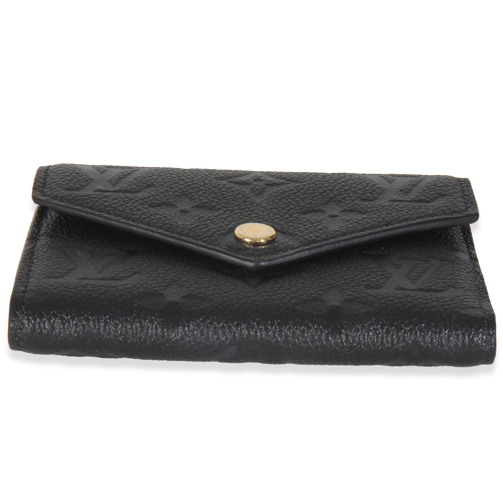 Louis Vuitton Black Monogram Empreinte Victorine Wallet