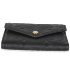Louis Vuitton Black Monogram Empreinte Victorine Wallet