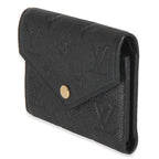 Louis Vuitton Black Monogram Empreinte Victorine Wallet