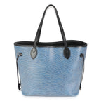 Louis Vuitton Blue Denim Epi Neverfull MM