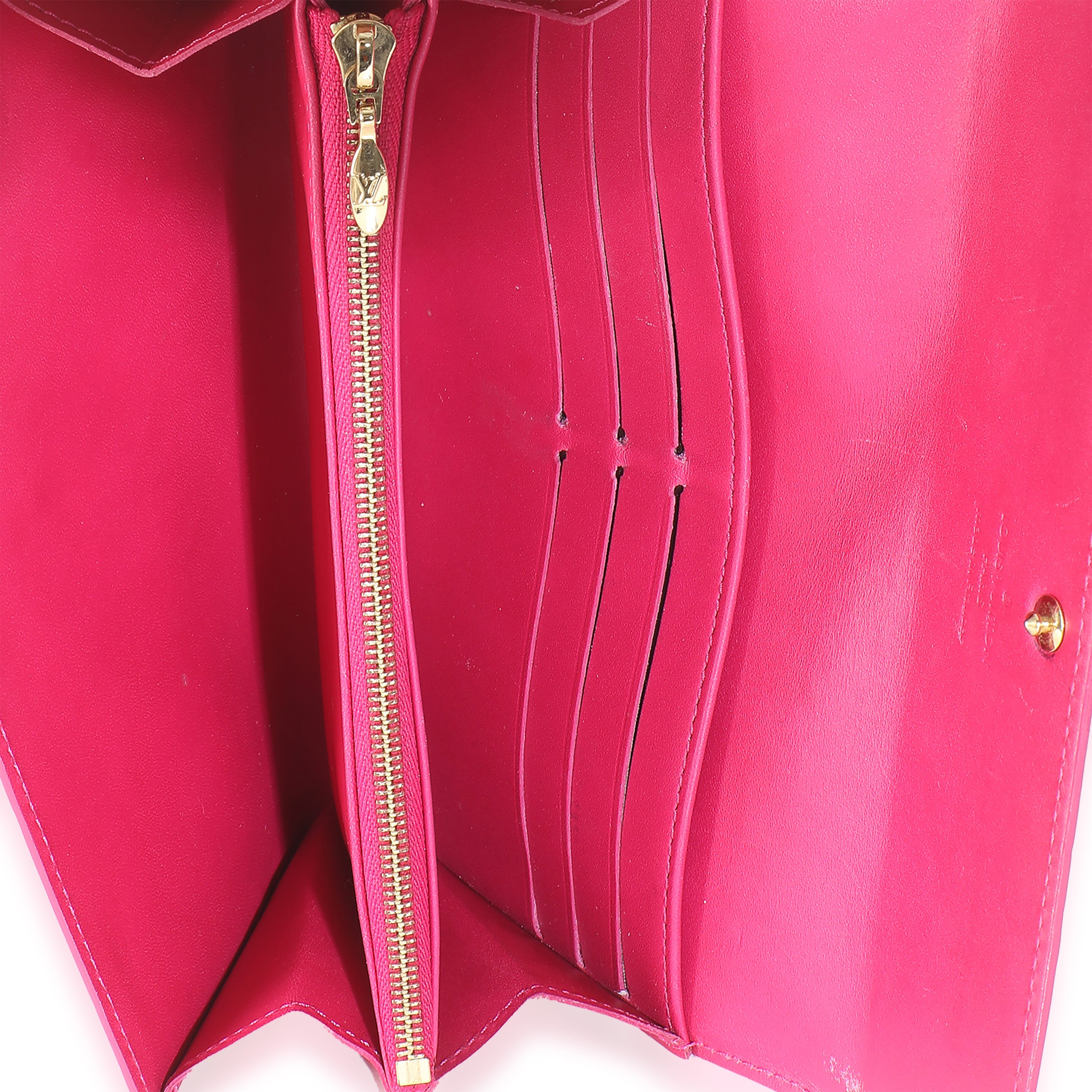 Louis Vuitton Indian Rose Ikat Monogram Vernis Sarah Wallet