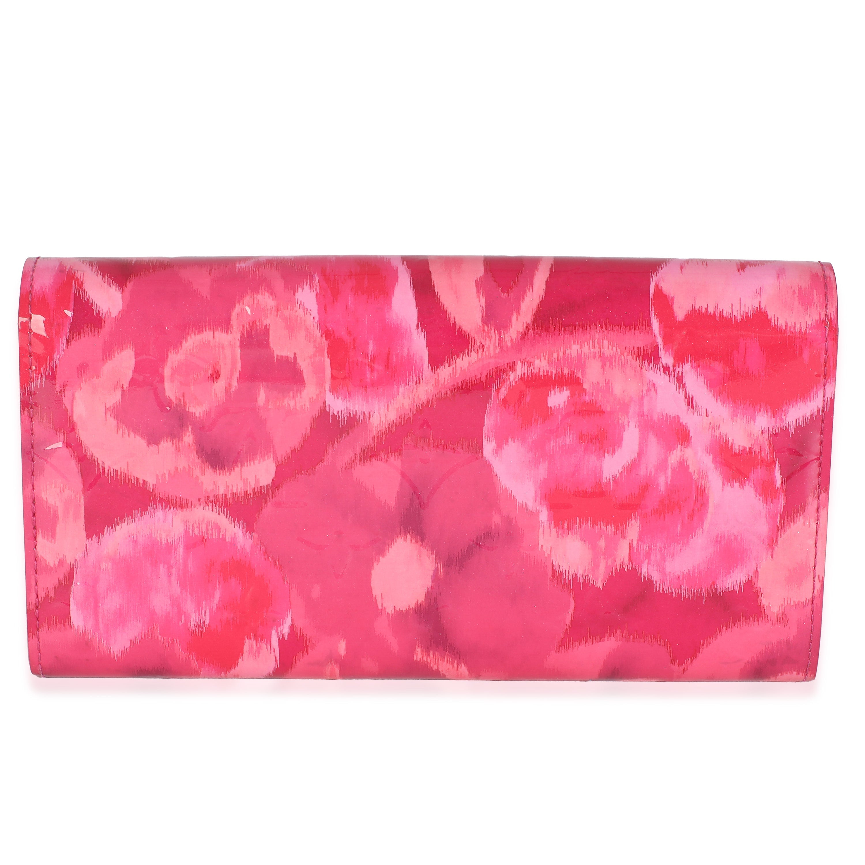 Louis Vuitton Indian Rose Ikat Monogram Vernis Sarah Wallet