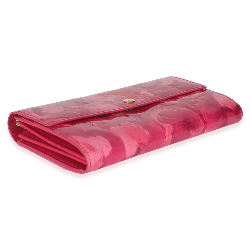 Louis Vuitton Indian Rose Ikat Monogram Vernis Sarah Wallet