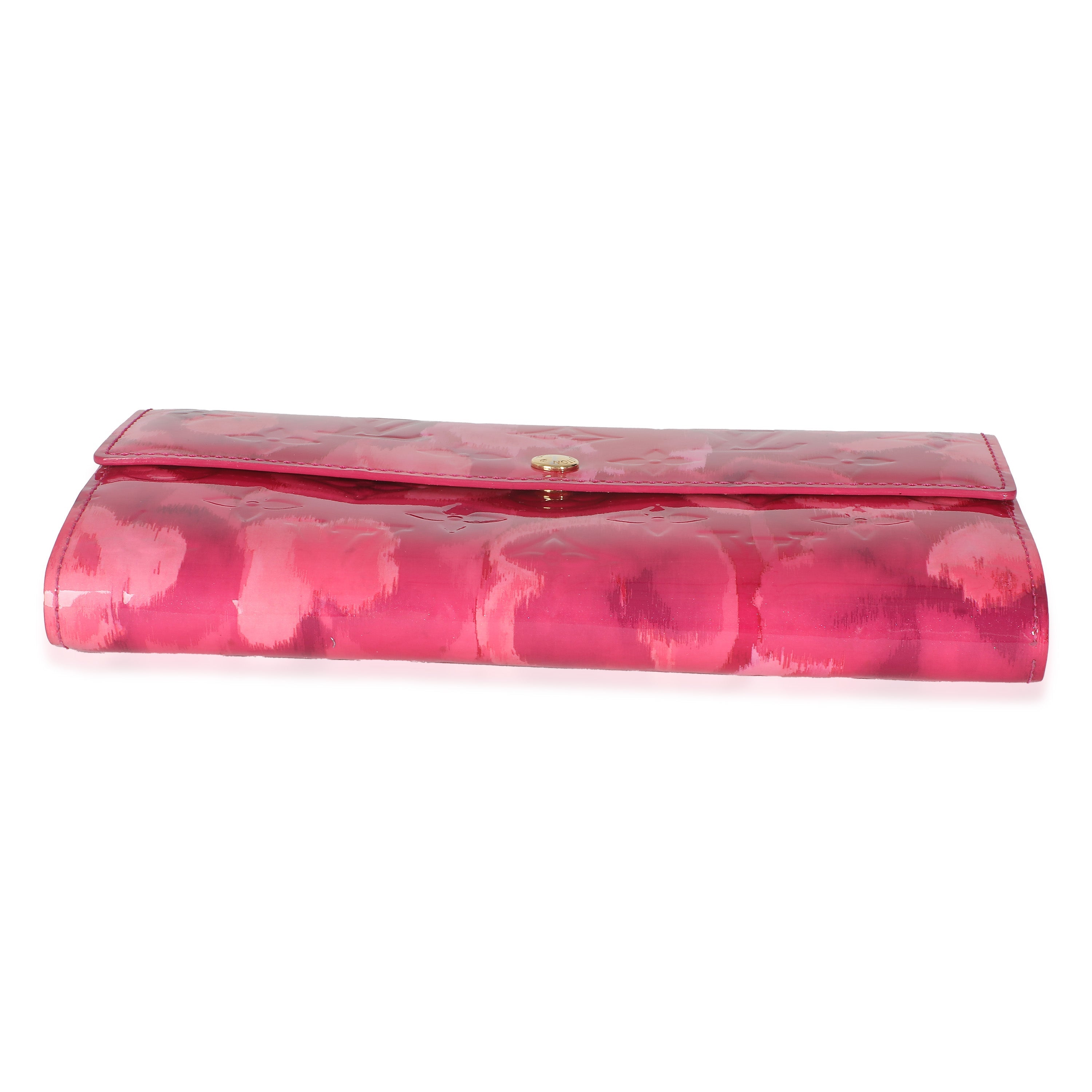 Louis Vuitton Indian Rose Ikat Monogram Vernis Sarah Wallet