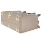 Louis Vuitton Dove Cream Monogram Empreinte Onthego PM
