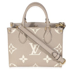 Louis Vuitton Dove Cream Monogram Empreinte Onthego PM