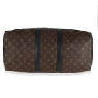 Louis Vuitton Monogram Macassar Keepall Bandouliere 45