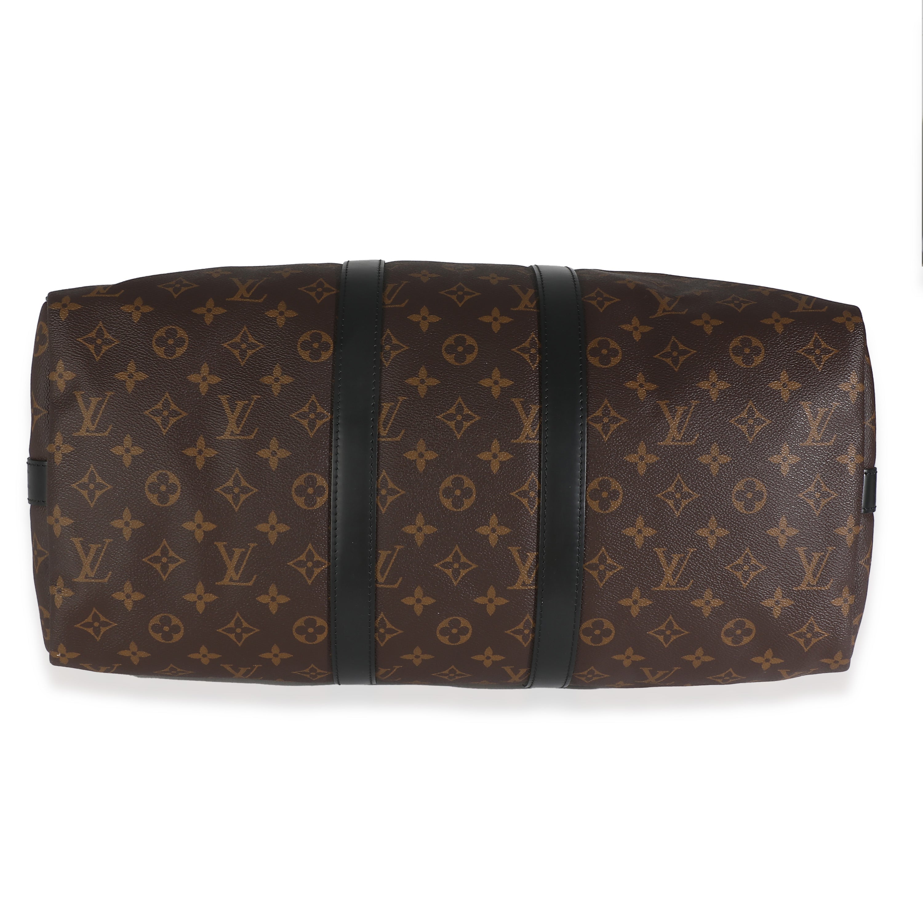 Louis Vuitton Monogram Macassar Keepall Bandouliere 45