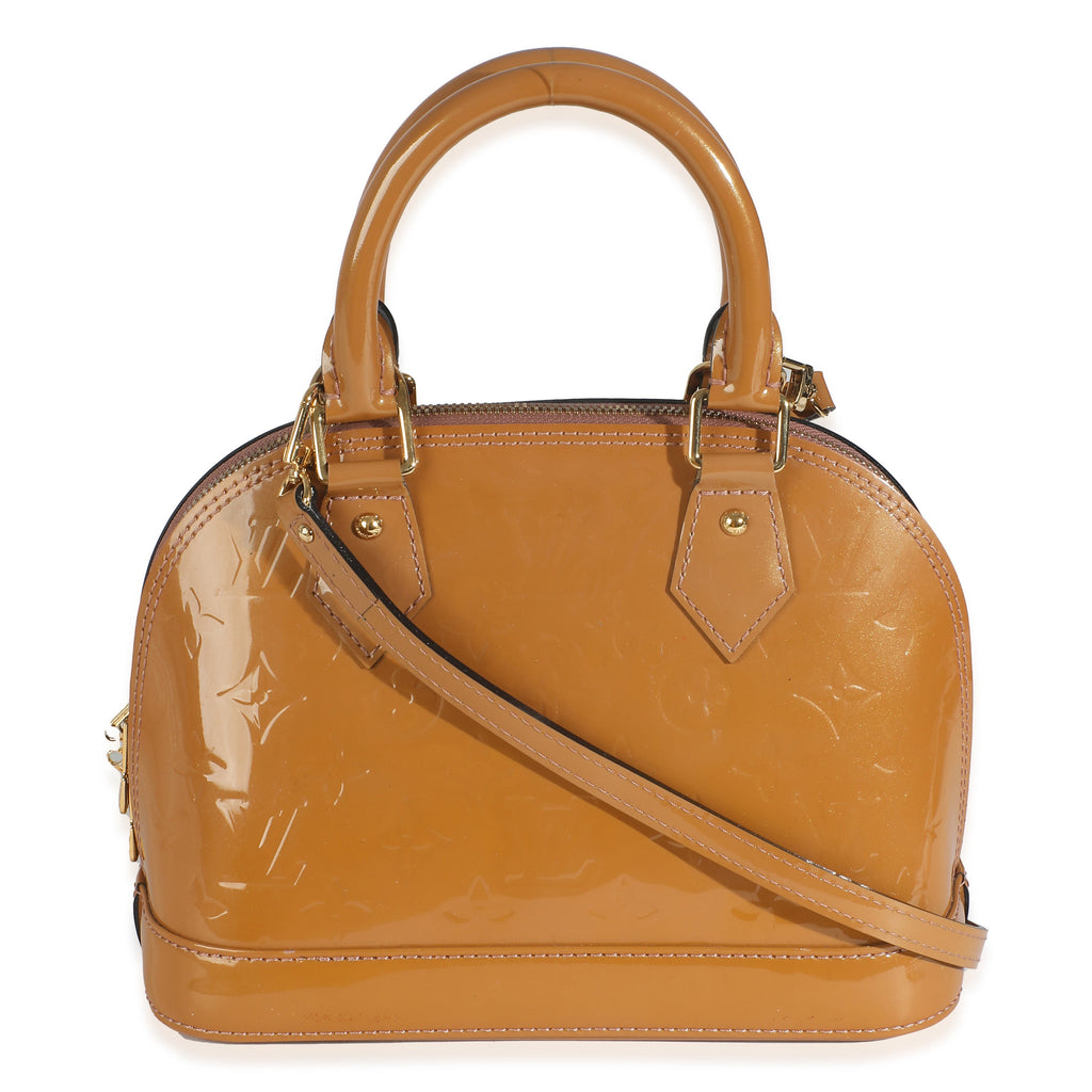 Louis Vuitton Rose Velours Monogram Vernis Alma BB