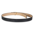 Louis Vuitton Black Monogram Calfskin LV Twist Belt 90/36