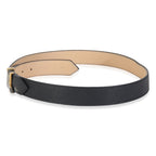 Louis Vuitton Black Monogram Calfskin LV Twist Belt 90/36
