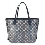 Louis Vuitton Blue Monoglam Canvas Neverfull MM