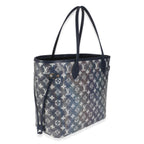 Louis Vuitton Blue Monoglam Canvas Neverfull MM
