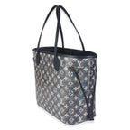 Louis Vuitton Blue Monoglam Canvas Neverfull MM