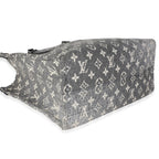 Louis Vuitton Black Monogram Denim Onthego MM